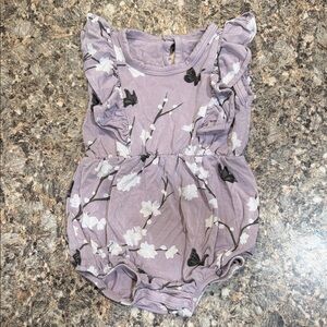 Kyte Baby Cherry Blossom Bubble Romper size 6-12 months